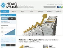 Tablet Screenshot of ndaqsystem.com